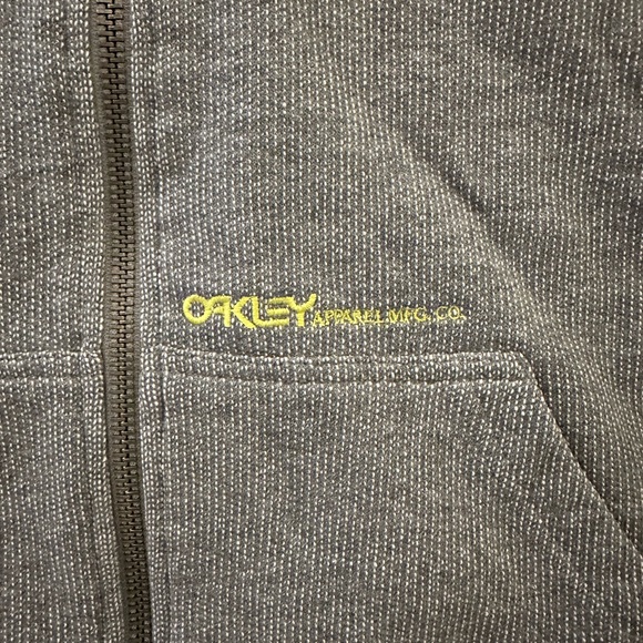 Oakley Gray Zip-Up Hoodie - Picture 2 of 3